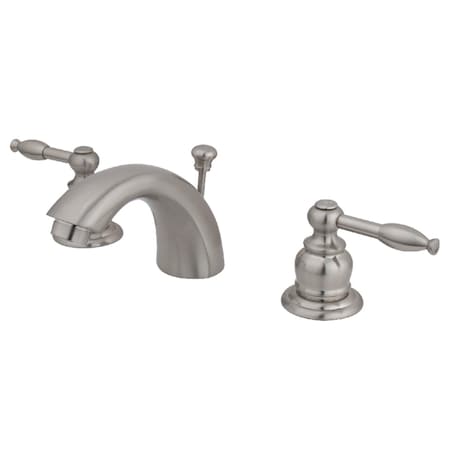 Kingston Brass KB958KL Mini-Widespread Bathroom Faucet, Brushed Nickel KB958KL